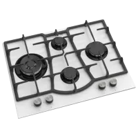 Plită încorporabilă pe gaz Zanetti ECO 1180 Sticlă călită / White