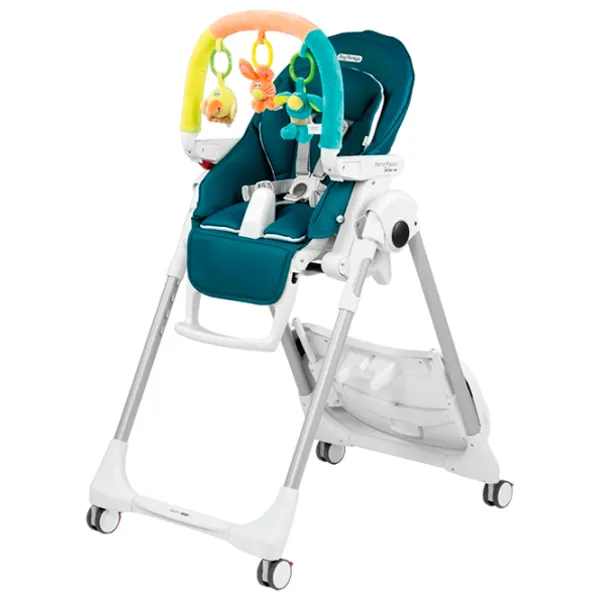 Стульчик для кормления Peg Perego Prima Pappa Follow Me Plus () / 0 месяцев / Petrolio  photo 1