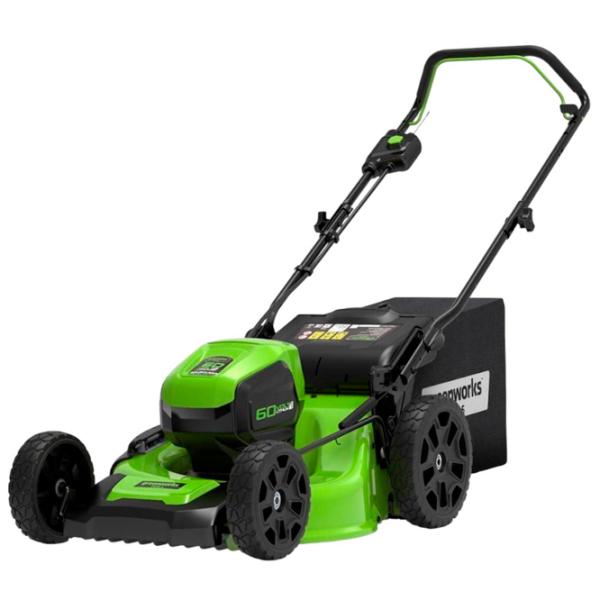Газонокосилка аккумуляторный Greenworks GD60LM46HP Ручной photo 1