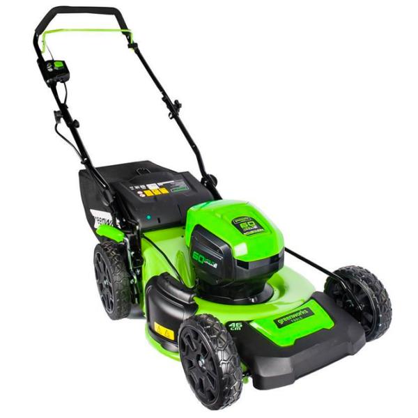 Газонокосилка аккумуляторный Greenworks GD60LM46HP Ручной photo 4