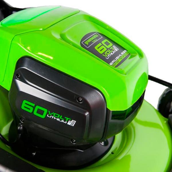 Газонокосилка аккумуляторный Greenworks GD60LM46HP Ручной photo 9