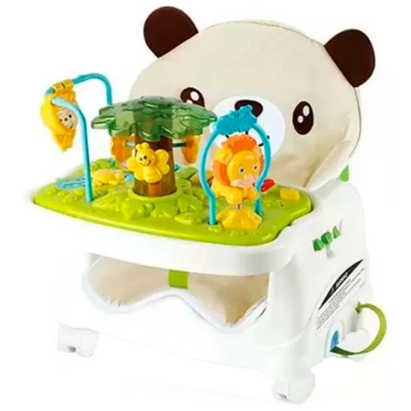 Scaun de masă 4Play HappyCuteBaby 3in1 Jungle (00688653) / 12 luni / Green  photo 1