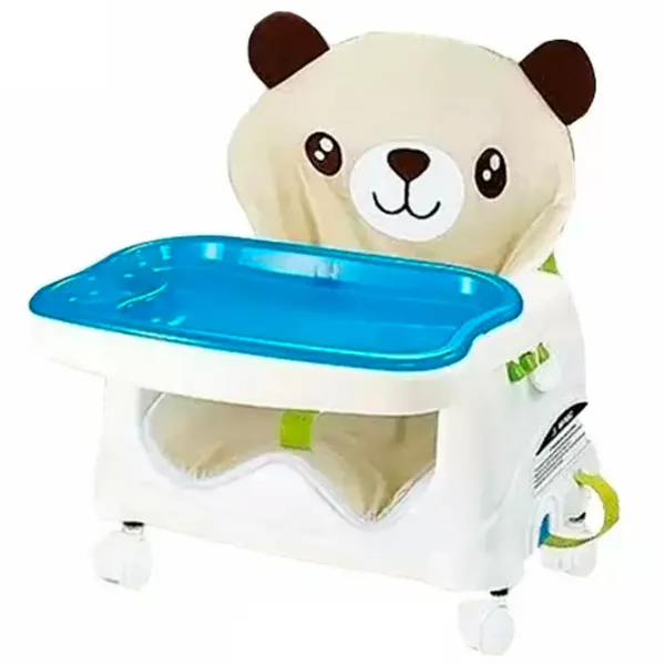 Scaun de masă 4Play HappyCuteBaby 3in1 Jungle (00688653) / 12 luni / Green  photo 3