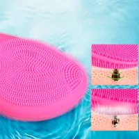 Aparat de curățare a feței Ultrasonic BR-020 Pink photo 4