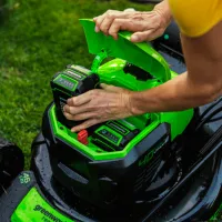 Газонокосилка аккумуляторный Greenworks GD40LM46SP Ручной photo 4