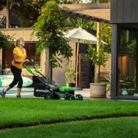 Газонокосилка аккумуляторный Greenworks GD40LM46SP Ручной photo 5