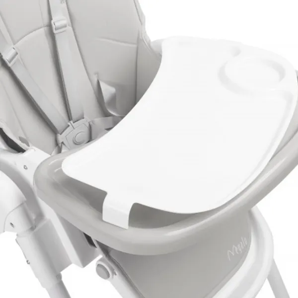 Стульчик для кормления Caretero Megalo (5908310398174) / 0 месяцев / Light Grey  photo 3