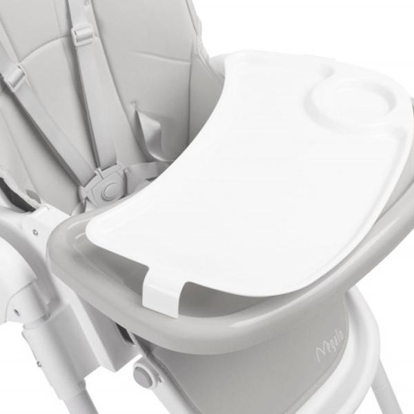 Стульчик для кормления Caretero Megalo (5908310398174) / 0 месяцев / Light Grey  photo 3
