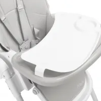 Стульчик для кормления Caretero Megalo (5908310398174) / 0 месяцев / Light Grey photo 3