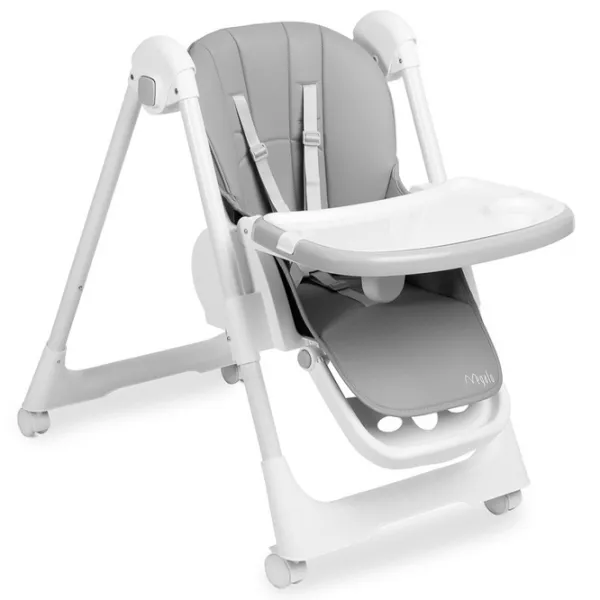 Стульчик для кормления Caretero Megalo (5908310398174) / 0 месяцев / Light Grey  photo 7