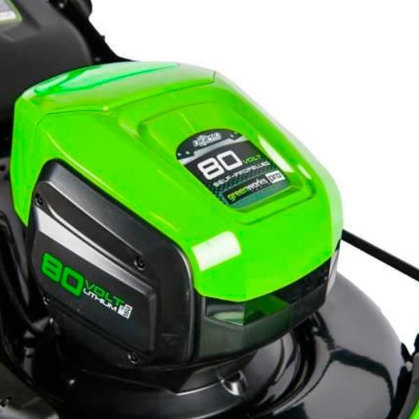 Mașină de tuns iarbă cu acumulator Greenworks GD80LM46Kit Autonom photo 6
