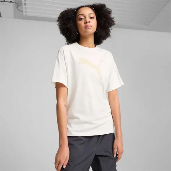 Футболка для женщин Puma Her Graphic Tee Vapor  / Серый photo 3