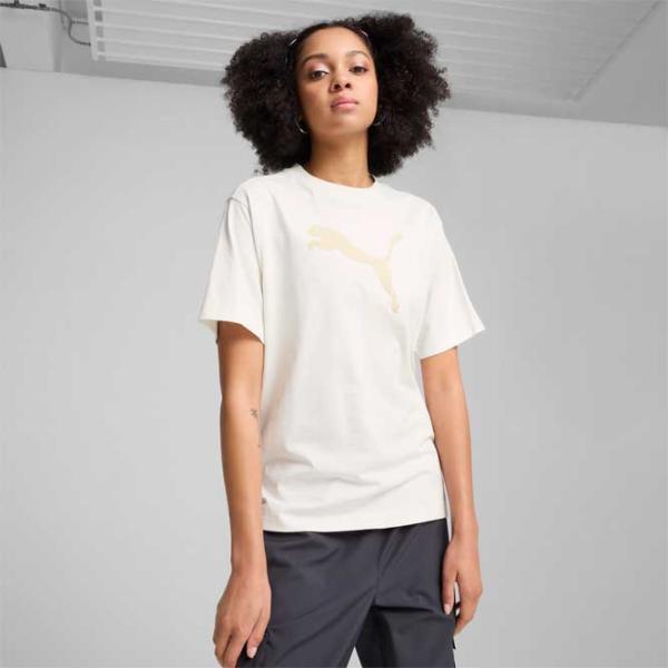 Tricou pentru femei Puma Her Graphic Tee Vapor  / Gray photo 3