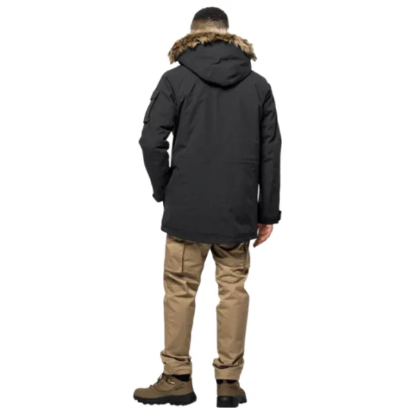 Jachetă pentru bărbați Jack Wolfskin Glacier Canyon Parka Demisezon / Black photo 2 Jachetă pentru bărbați Jack Wolfskin Glacier Canyon Parka Demisezon / Black photo 2