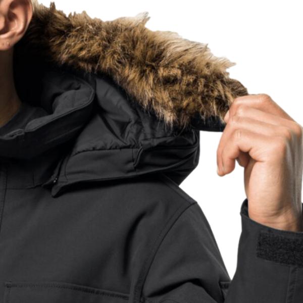 Jachetă pentru bărbați Jack Wolfskin Glacier Canyon Parka Demisezon / Black photo 4 Jachetă pentru bărbați Jack Wolfskin Glacier Canyon Parka Demisezon / Black photo 4