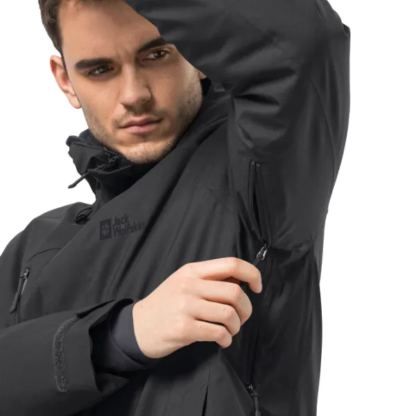Scurtă pentru bărbați Jack Wolfskin Troposphere Ins Jkt Demisezon / Black photo 4 Scurtă pentru bărbați Jack Wolfskin Troposphere Ins Jkt Demisezon / Black photo 4