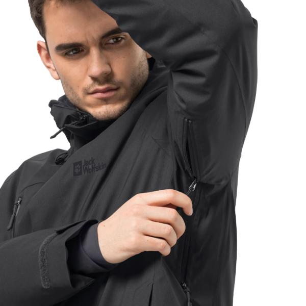 Scurtă pentru bărbați Jack Wolfskin Troposphere Ins Jkt Demisezon / Black photo 4 Scurtă pentru bărbați Jack Wolfskin Troposphere Ins Jkt Demisezon / Black photo 4