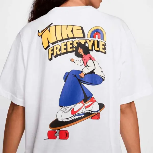 Футболка для женщин Nike Nsw Short-Sleeve Tee Vintage Dna  / Белый photo 2
