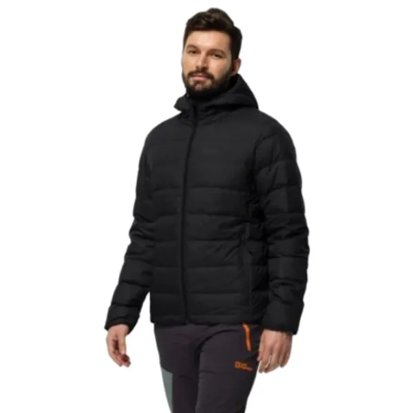 Scurtă pentru bărbați Jack Wolfskin Ather Down Hoody Demisezon / Black photo 4 Scurtă pentru bărbați Jack Wolfskin Ather Down Hoody Demisezon / Black photo 4