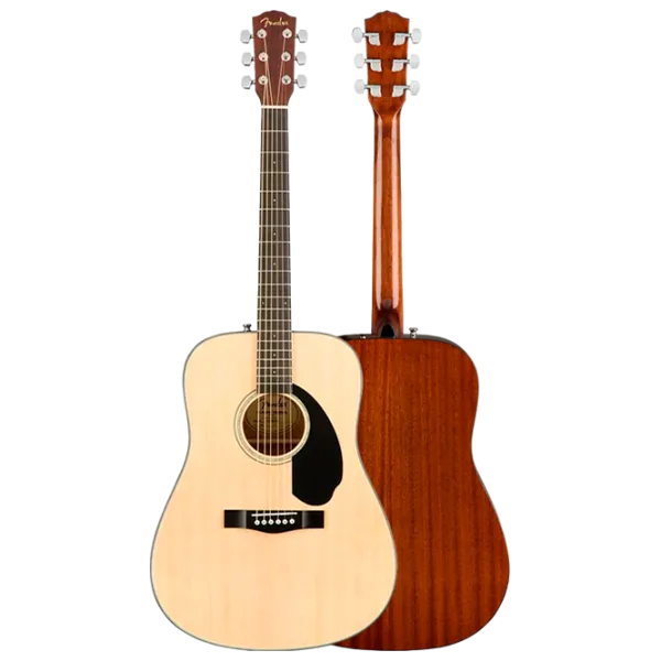 Chitară acustică Fender CD-60S WF 4/4, Dreadnought, Natural photo 8