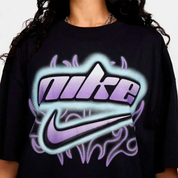 Tricou pentru femei Nike Dance Oversized Short-Sleeve Tee  / Black photo 2
