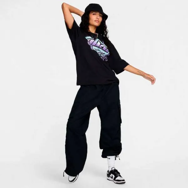 Tricou pentru femei Nike Dance Oversized Short-Sleeve Tee  / Black photo 4