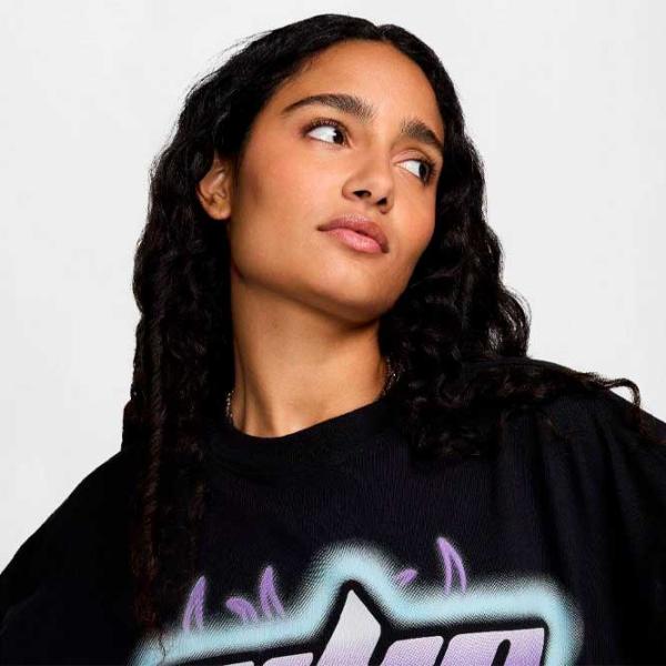 Tricou pentru femei Nike Dance Oversized Short-Sleeve Tee  / Black photo 5