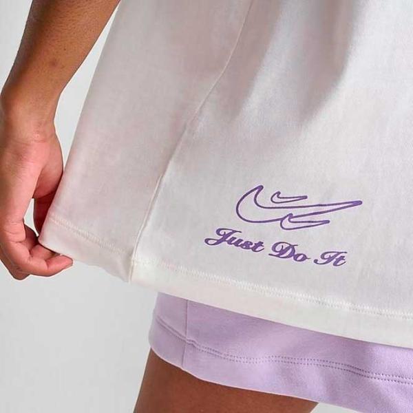 Tricou pentru femei Nike Dance Oversized Short-Sleeve Tee  / White photo 7