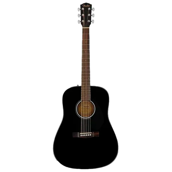 Chitară acustică Fender CD-60S WF 4/4, Dreadnought, Black photo 1