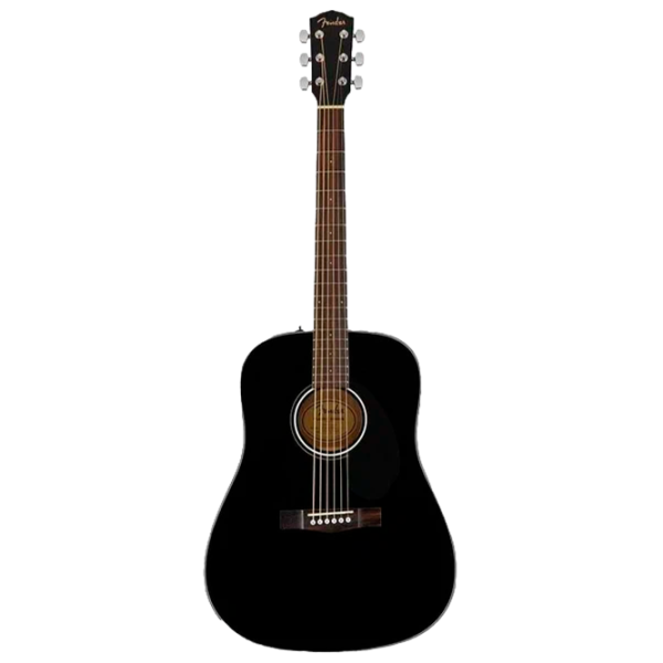 Chitară acustică Fender CD-60S WF 4/4, Dreadnought, Black photo 1