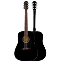 Chitară acustică Fender CD-60S WF 4/4, Dreadnought, Black photo 3