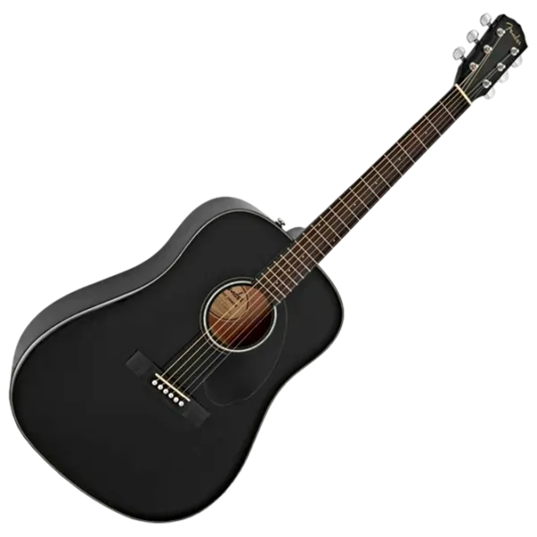 Chitară acustică Fender CD-60S WF 4/4, Dreadnought, Black photo 6