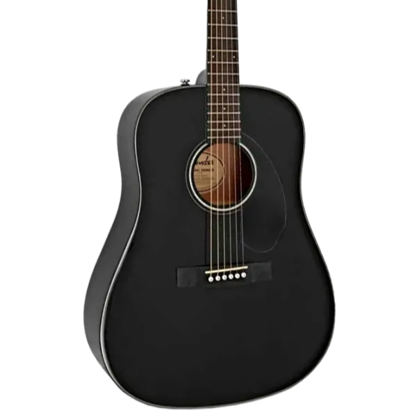 Chitară acustică Fender CD-60S WF 4/4, Dreadnought, Black photo 7