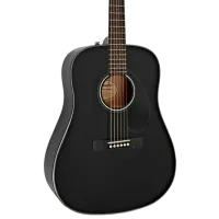 Chitară acustică Fender CD-60S WF 4/4, Dreadnought, Black photo 7