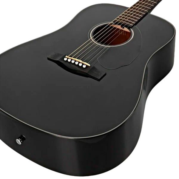 Chitară acustică Fender CD-60S WF 4/4, Dreadnought, Black photo 8