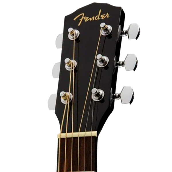Chitară acustică Fender CD-60S WF 4/4, Dreadnought, Black photo 9