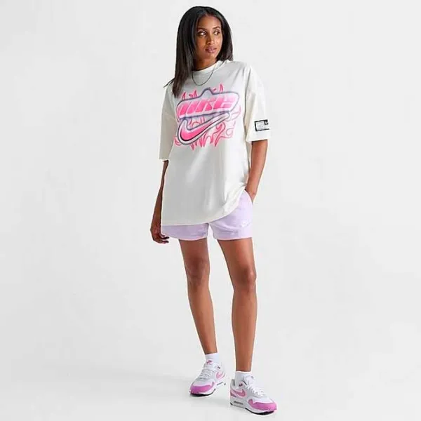 Футболка для женщин Nike Dance Oversized Short-Sleeve Tee  / Белый photo 3