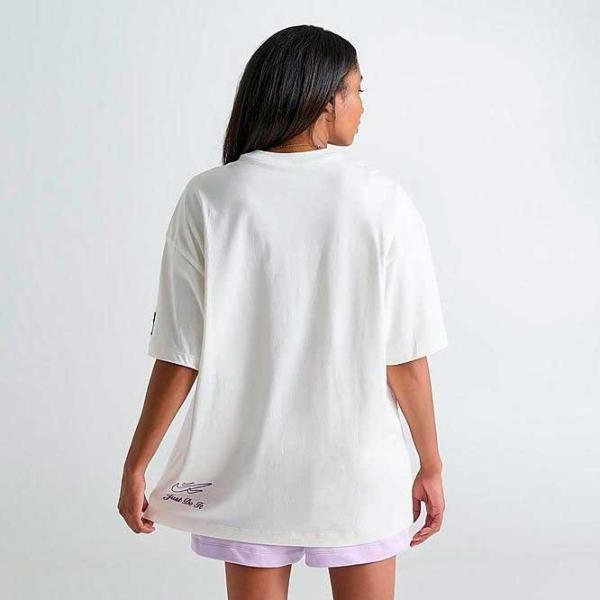 Футболка для женщин Nike Dance Oversized Short-Sleeve Tee  / Белый photo 5