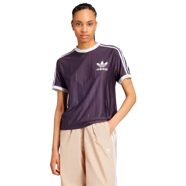 Tricou pentru femei Adidas 3 S Pnst Tee  / Violet photo 1 Tricou pentru femei Adidas 3 S Pnst Tee  / Violet photo 1