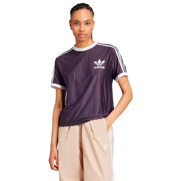 Tricou pentru femei Adidas 3 S Pnst Tee  / Violet photo 1 Tricou pentru femei Adidas 3 S Pnst Tee  / Violet photo 1
