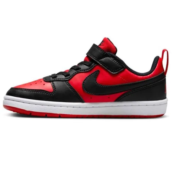 Ghete pentru băieți Nike Court Borough Low Recraft (Ps) Demisezon / Black Red photo 2 Ghete pentru băieți Nike Court Borough Low Recraft (Ps) Demisezon / Black Red photo 2