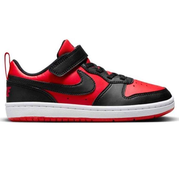 Ghete pentru băieți Nike Court Borough Low Recraft (Ps) Demisezon / Black Red photo 3 Ghete pentru băieți Nike Court Borough Low Recraft (Ps) Demisezon / Black Red photo 3