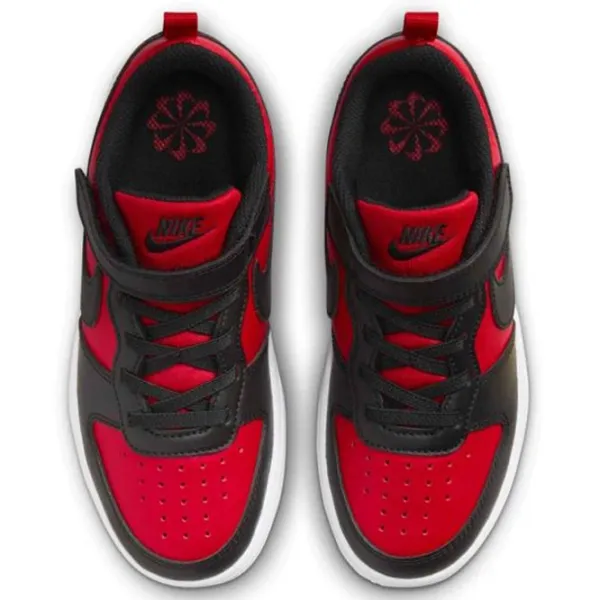 Ghete pentru băieți Nike Court Borough Low Recraft (Ps) Demisezon / Black Red photo 4 Ghete pentru băieți Nike Court Borough Low Recraft (Ps) Demisezon / Black Red photo 4