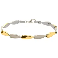 Браслет для женщин Boccia 03052-02 Титан / Серебро-Золото