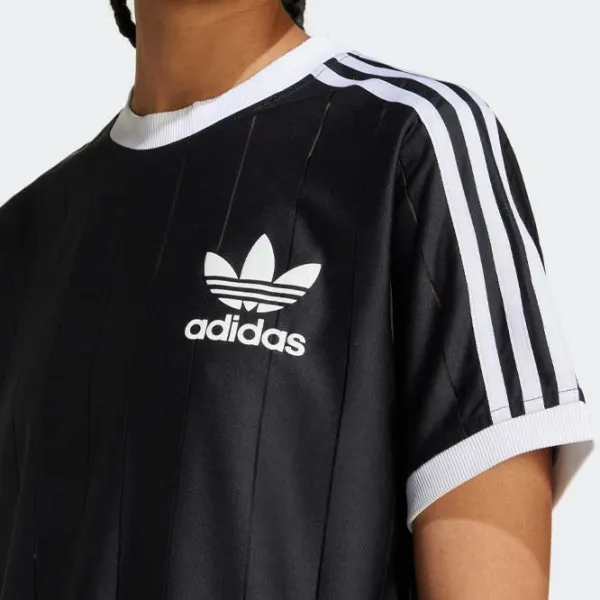 Футболка для женщин Adidas Adicolor 3-Stripes Pinstripe Tee  / Черный photo 5
