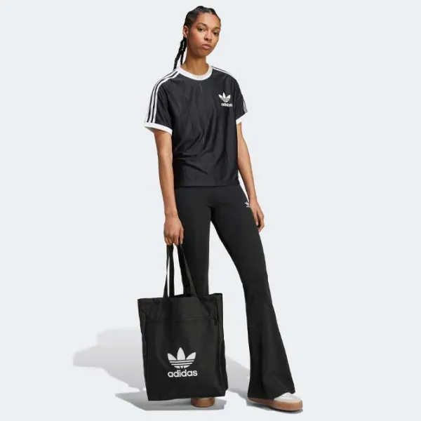 Футболка для женщин Adidas Adicolor 3-Stripes Pinstripe Tee  / Черный photo 2