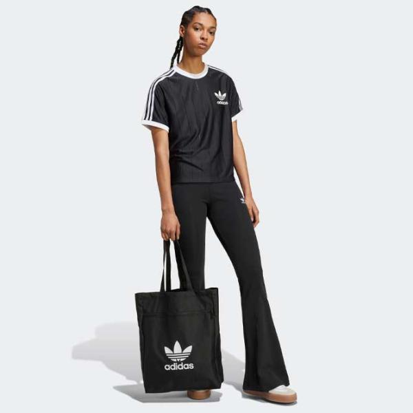 Футболка для женщин Adidas Adicolor 3-Stripes Pinstripe Tee  / Черный photo 3