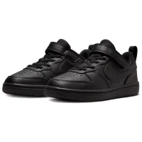 Кеды для мальчиков Nike Court Borough Low Recraft (Ps) Демисезон / Черный