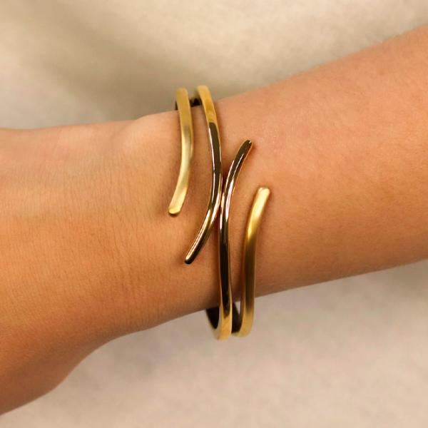 Браслет для женщин Boccia 0396-04 Титан / Золото photo 2 Браслет для женщин Boccia 0396-04 Титан / Золото photo 2