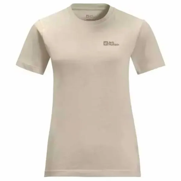 Футболка для женщин Jack Wolfskin Essential T W  / Бежевый photo 1
